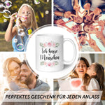 Bedruckte Tasse Ich hasse Menschen