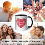 Bedruckte Tasse mit Spruch - Ich liebe dich