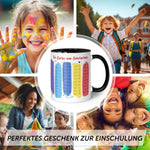 Bedruckte Tasse mit dem 1x1 - personalisiert mit Name