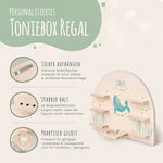 Toniebox Regal für Kinderzimmer - Wal - Personalisiert mit Namen