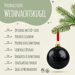 Gravierte Weihnachtskugel - Sternenkind