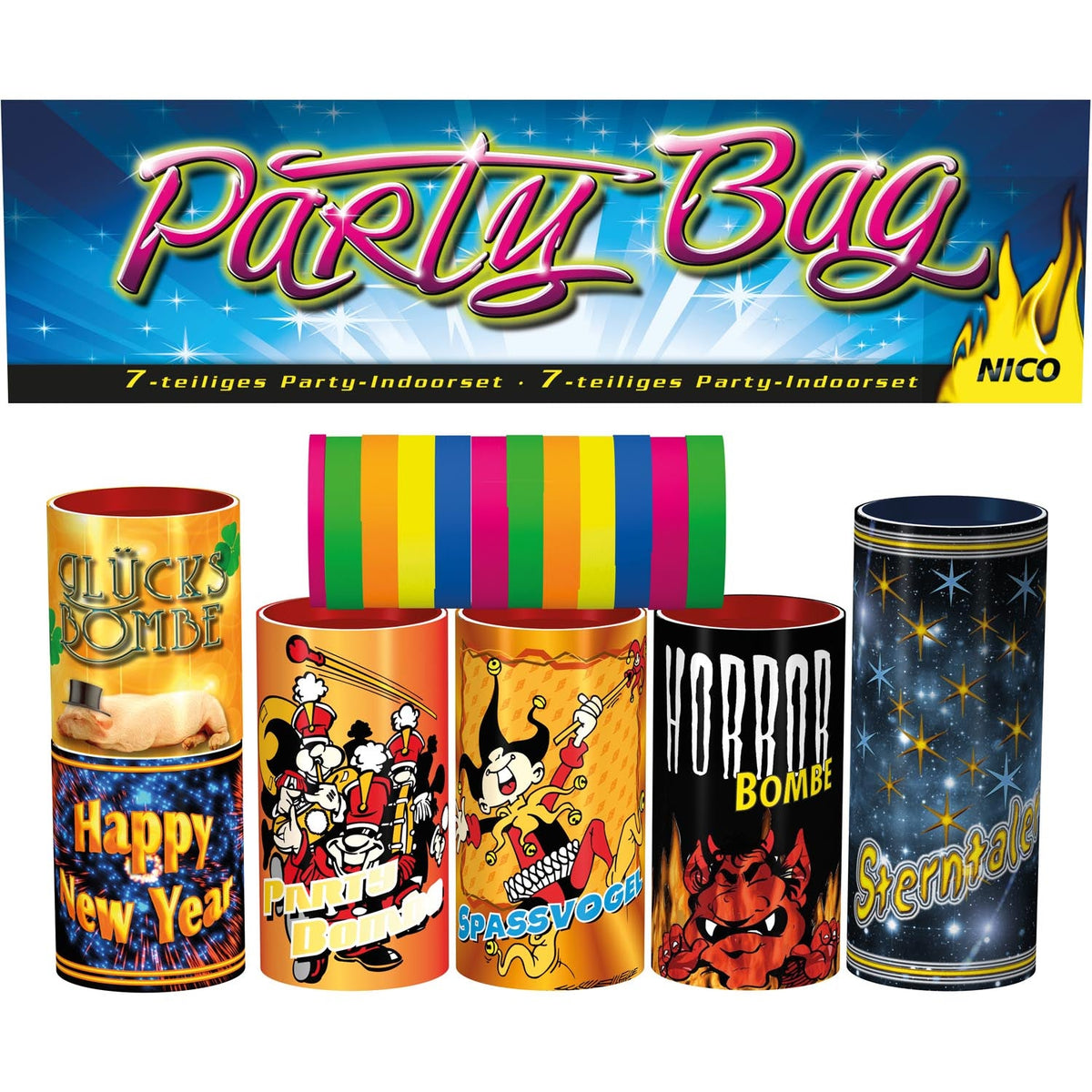 JFF Party Bag, 7-tlg.