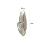 Command™ Medium Designer-Haken in Metall-Look, 17081BN | Packung (1 Stück)