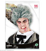 Halloween Perücke Herren "Zombie" | Grau