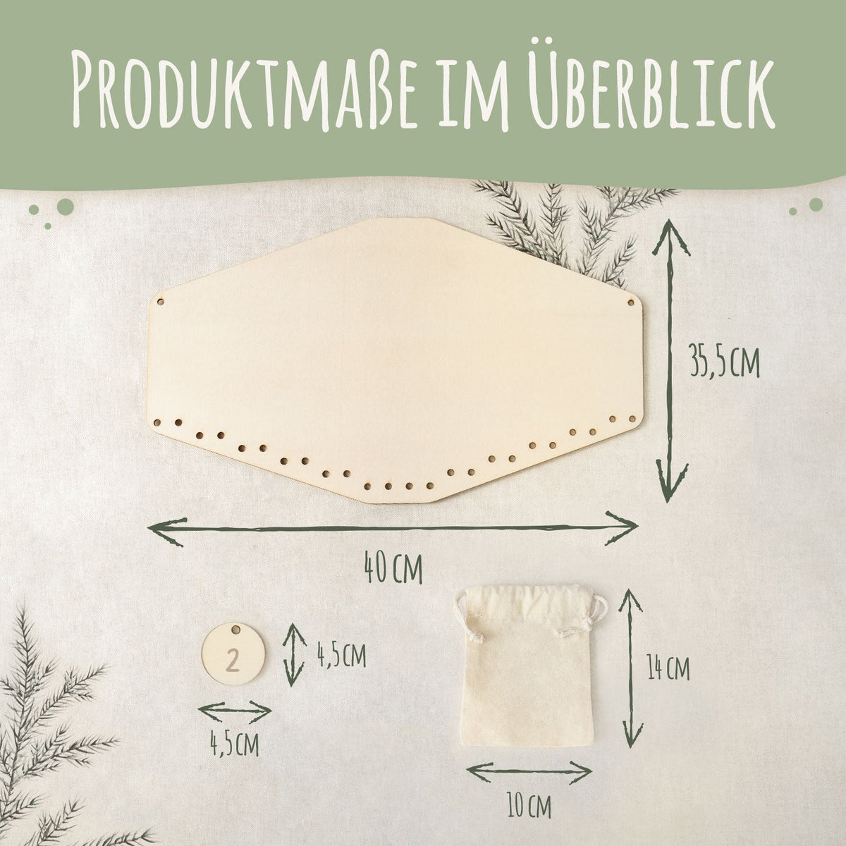 Personalisierter Adventskalender aus Holz mit Druckmotiv & Namen - Lebkuchen