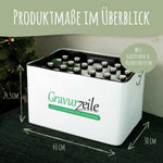 DIY Bierkasten Banderole mit 24 Deckelaufklebern - Bester Papa