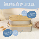 Brotdose mit Deckel für Kinder mit UV-Druck im "Fuchs" Design