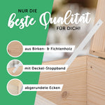 Erinnerungskiste für Kinder mit UV-Druck - Camping