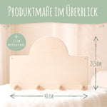 Personalisierte Garderobe fürs Kinderzimmer - Dino