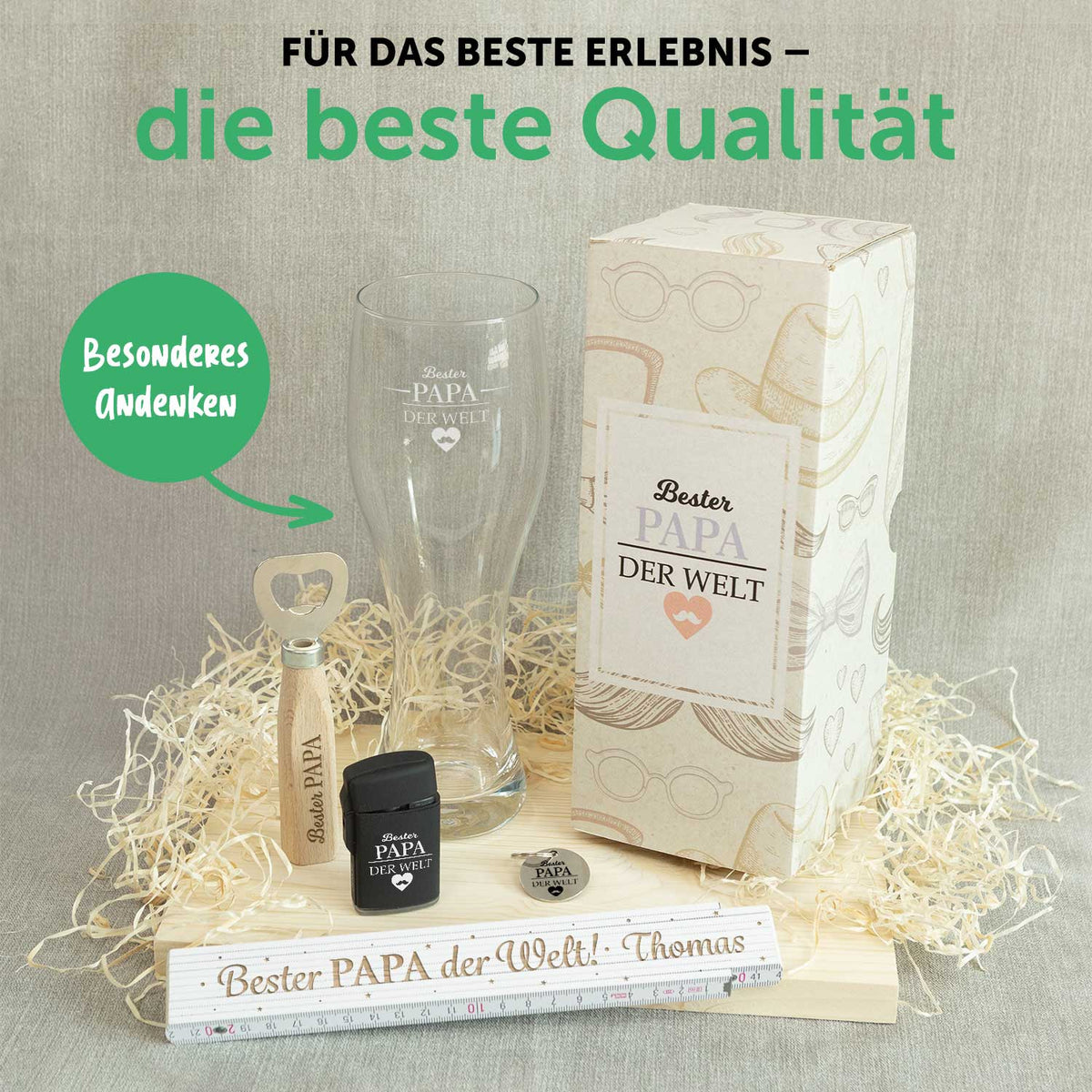 Geschenkset - "Bester Papa der Welt"