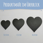 Bedrucktes Schieferherz - Tierfoto - Personalisiertes Geschenk