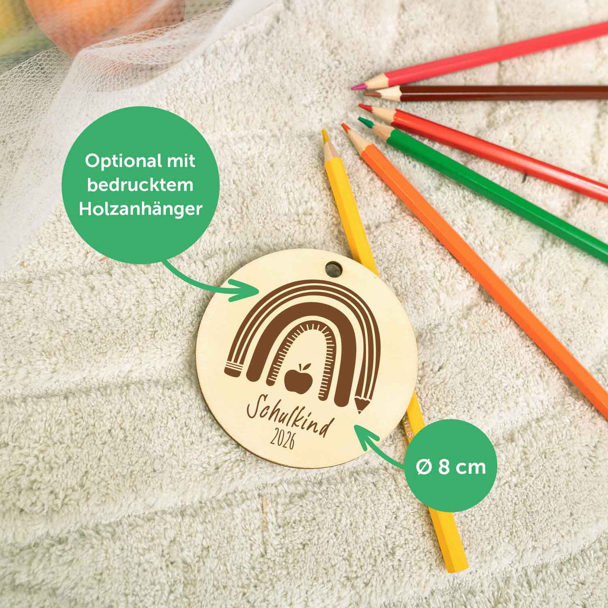 Bedruckte Schultüte mit Namen - Feuerdrache