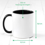 Bedruckte Tasse mit Spruch - Ich bin immer müde