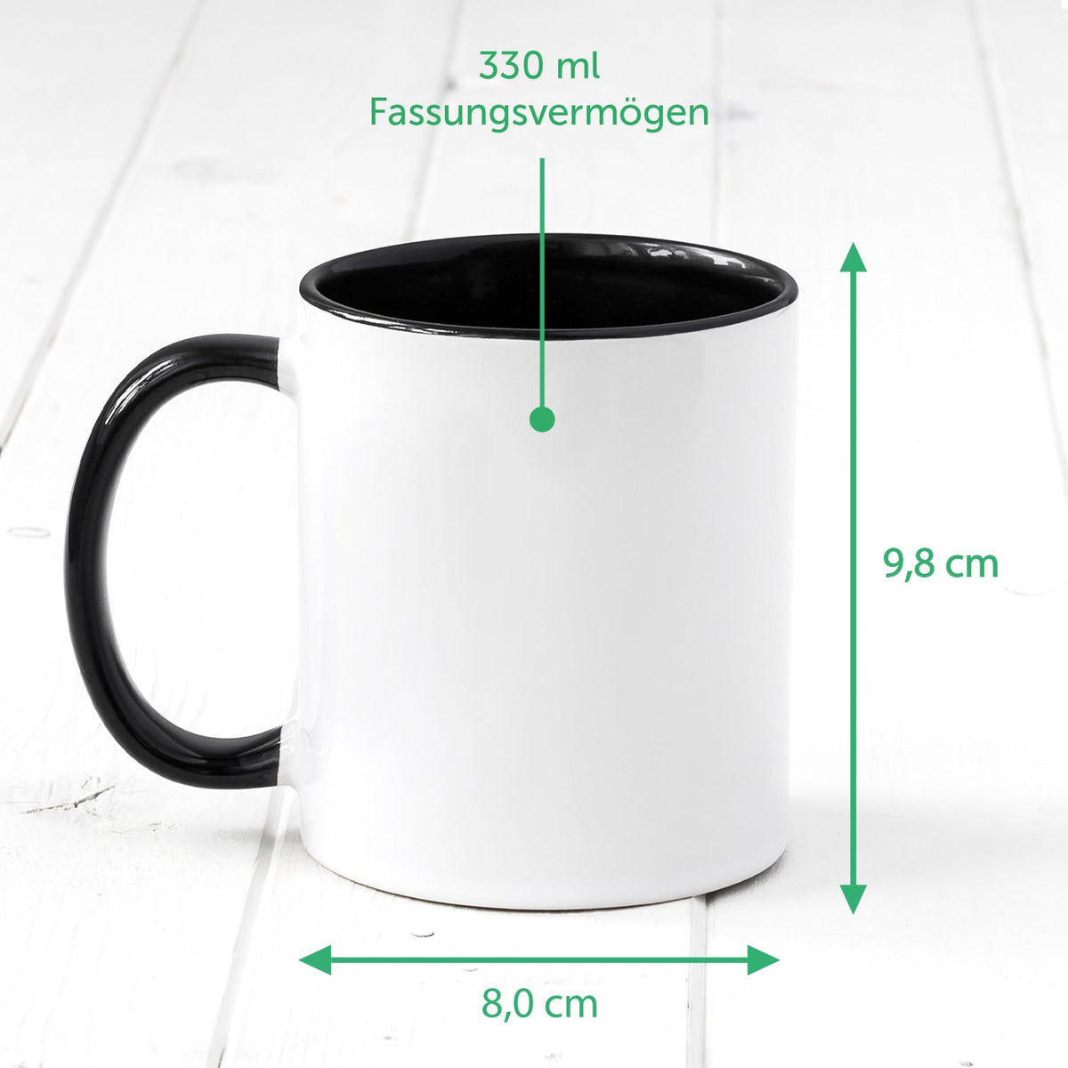 Bedruckte Tasse mit Spruch - Ich kaufe ein A
