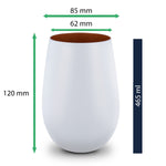 Deko Windlicht aus Glas mit Gravur - Nature Circle Flower - Personalisiert mit Namen