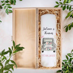 Große Kerze "Just Married" - Hochzeitskerze mit Namen, Datum & Wunschtext
