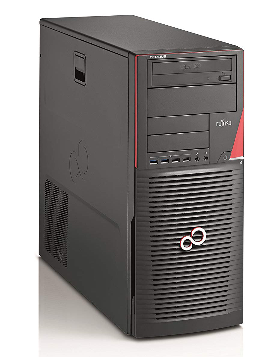 Fujitsu Celsius M730 Xeon Quad Core E5 v2 512GB SSD (NEU) + 500GB HDD 32GB Windows 10 Nvidia Quadro