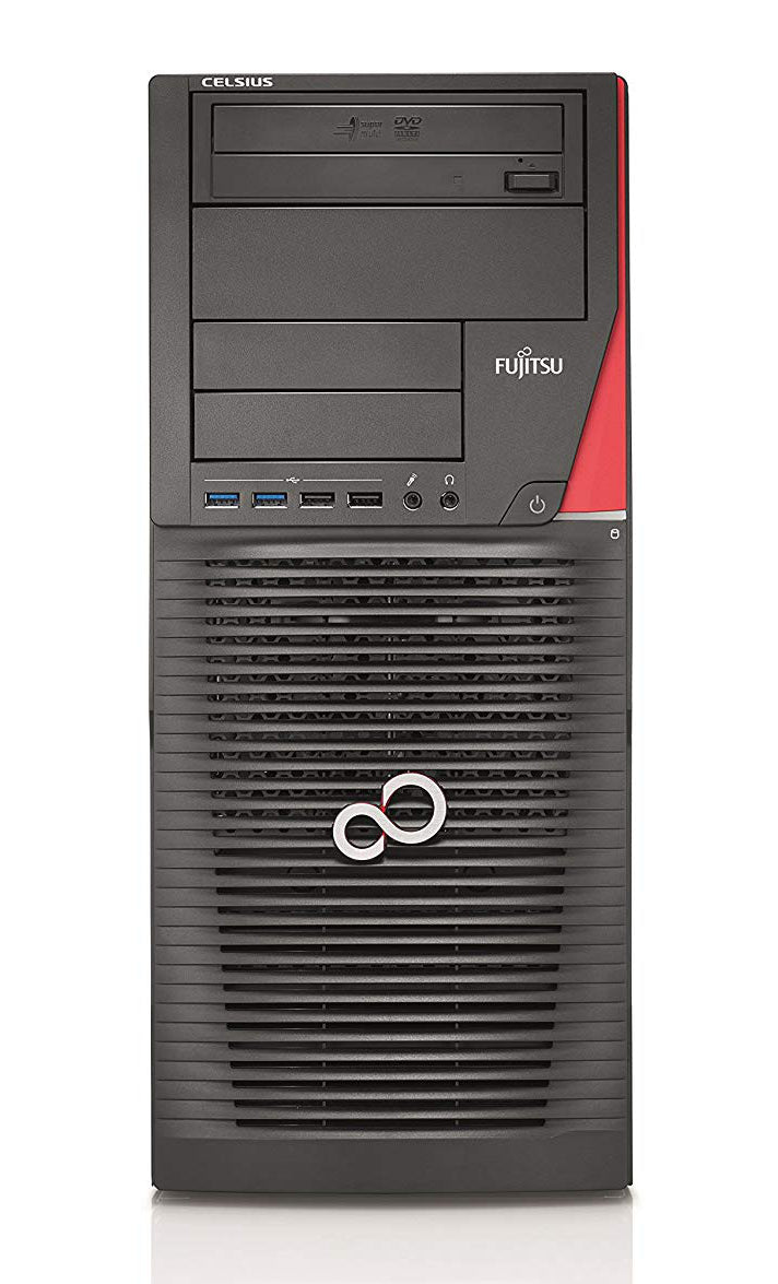 Fujitsu Celsius M730 Xeon Quad Core E5 v2 512GB SSD (NEU) + 500GB HDD 32GB Windows 10 Nvidia Quadro