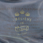 Vintage Tasche mit 3 Kronen Blau