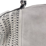 Vintage Tasche mit seitlichem Flechteinsatz