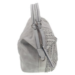 Vintage Tasche mit seitlichem Flechteinsatz