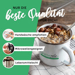 Emaille Tasse für Kinder - Personalisiert mit Namen - Tiergruppe Safari
