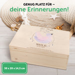 Bedruckte Erinnerungskiste zur Taufe - Taube