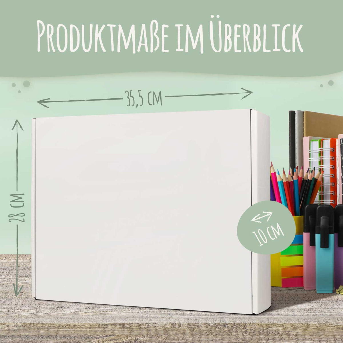 Personalisierte Geschenkbox - Endlich gehts aufs Gymi - Einschulung