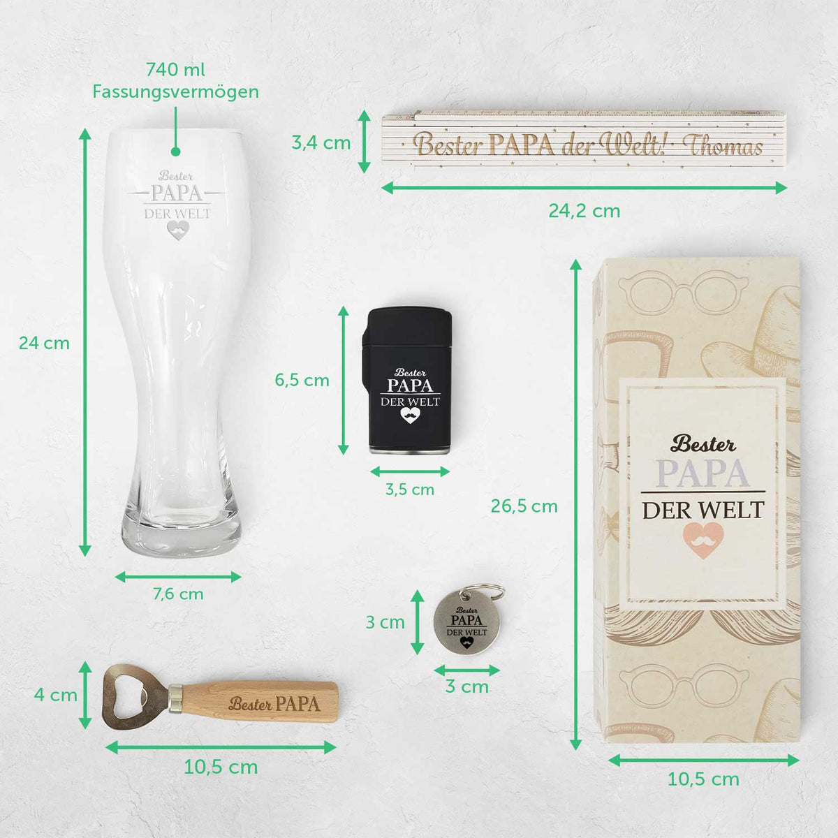 Geschenkset - "Bester Papa der Welt"