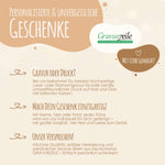 Bedruckte Tasse mit Korksockel & Deckel - Wunschtext V1 Namma Markt