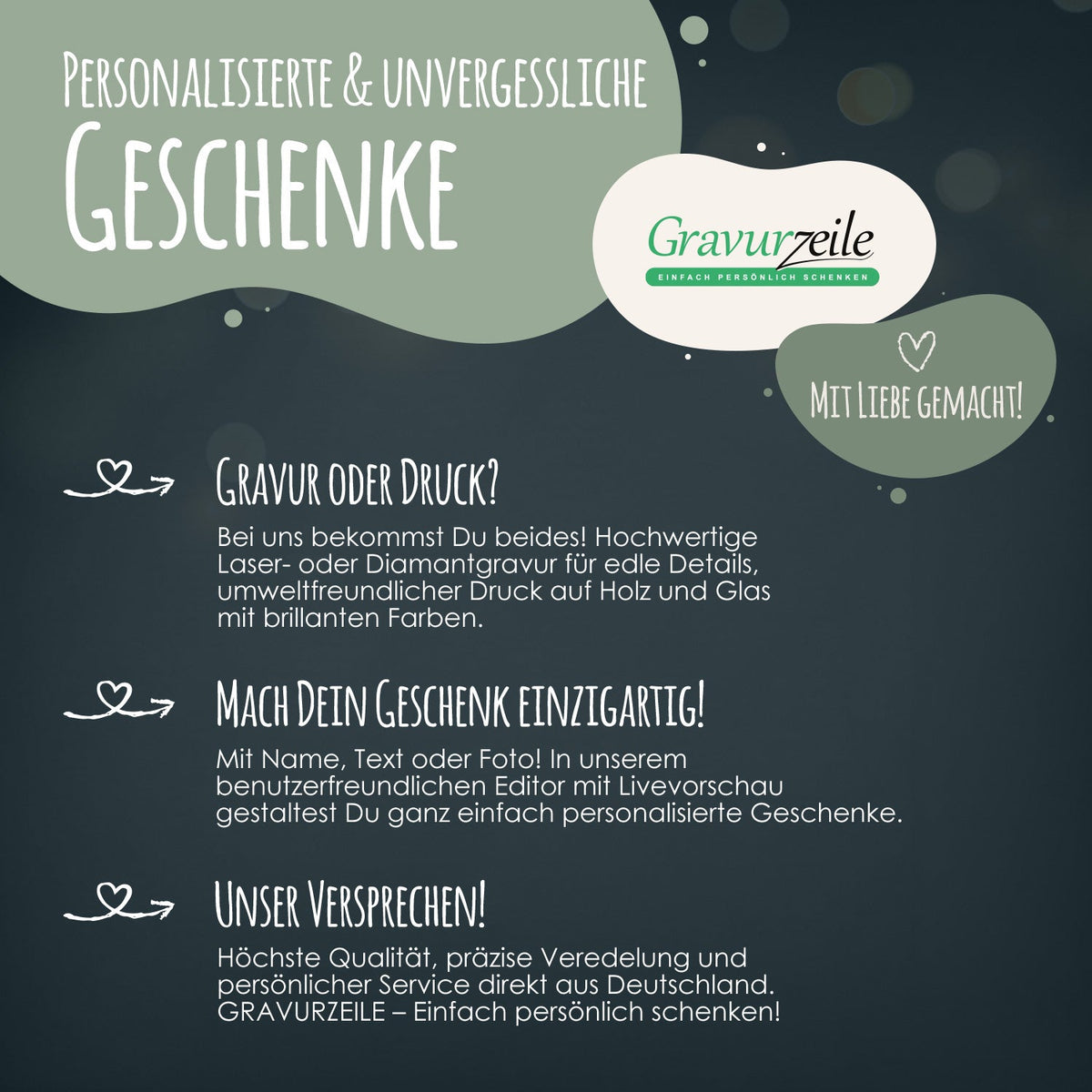 Gravierte Schnapsbank im Wedding Design mit Namen & Datum + 2 Schnapsgläser