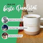 Gravierte Steingut Tasse - Mama Collage