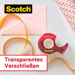 Scotch® Crystal Klebeband 6-1925R3, Nachfüllpackung, 19 mm x 25 m, 3 Rollen/Packung | Packung (1 Stück)