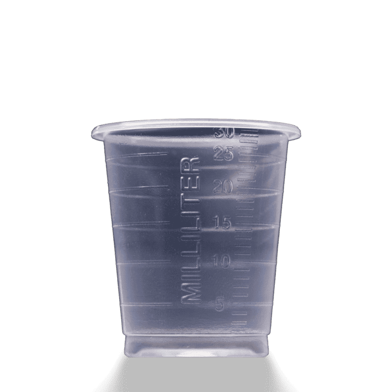 MED COMFORT ECO Einmal Medizinbecher 30 ml graduiert