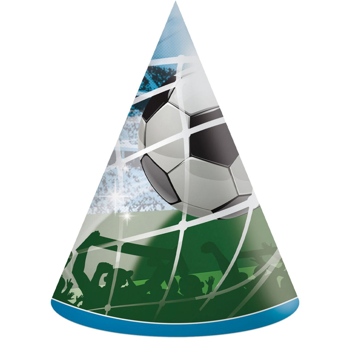Fußball - Partyhüte | 6 Stück, FSC