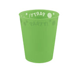 Mehrwegbecher fluoreszierend | 1 Stück, 250 ml, Grün
