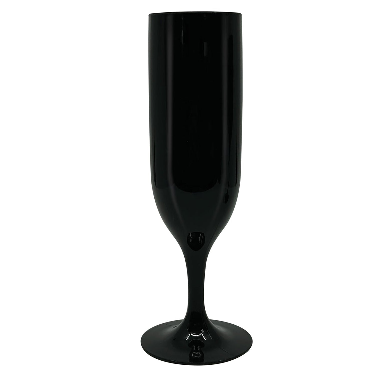 Mehrweg-Champagnergläser | 2 Stück, Schwarz