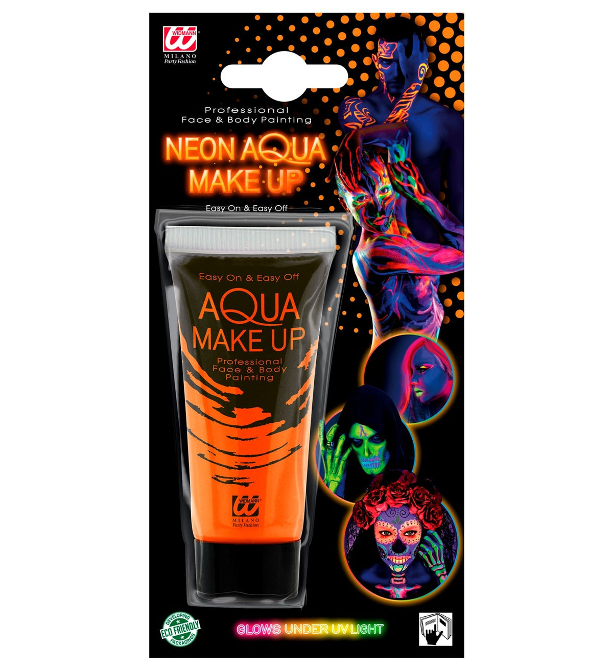 Aqua Make-up - Tube 30 ml | Neon Orange
