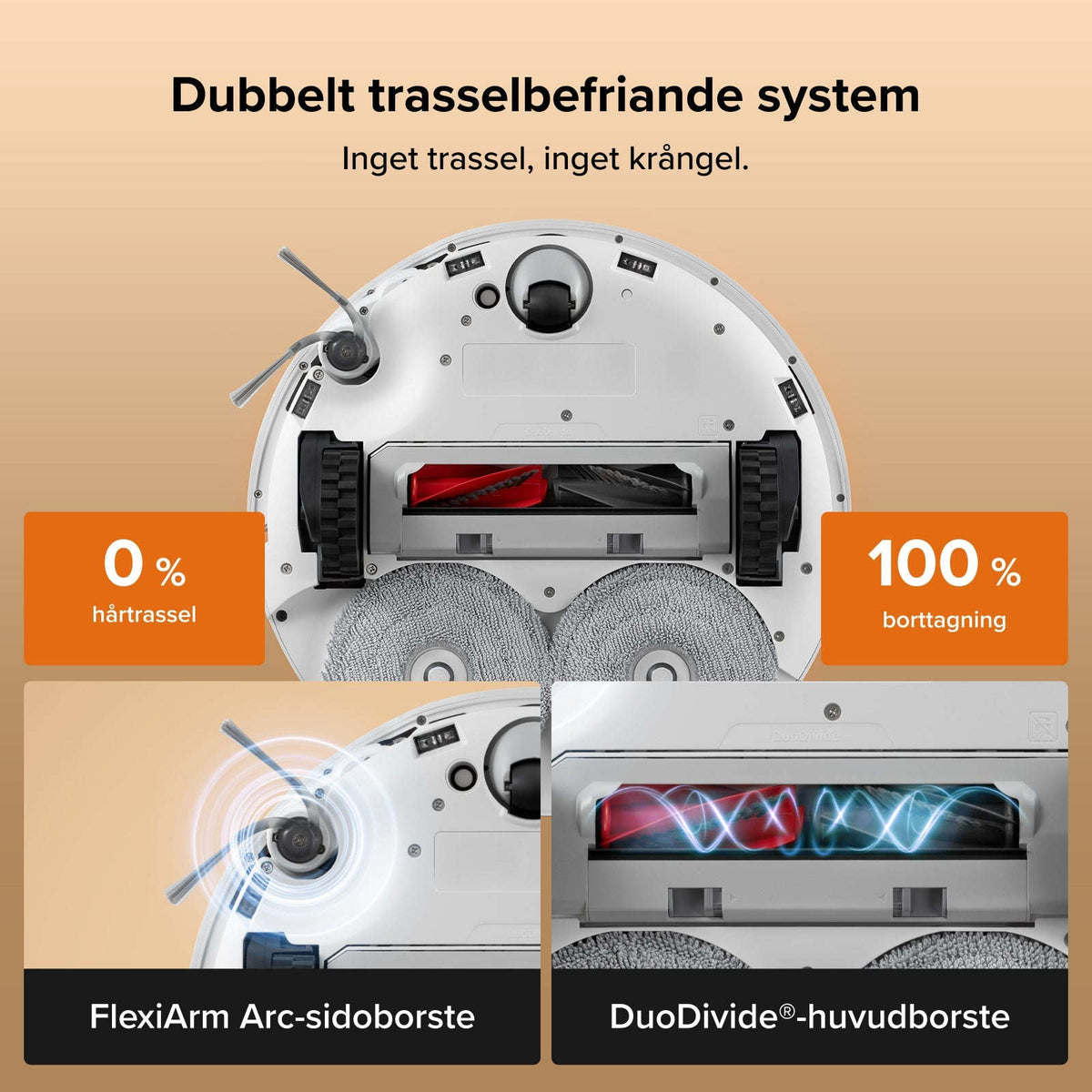 Roborock Qrevo Edge 2 - 25.000 Pa HyperForce-Saugkraft und Dual Anti-Tangle System Namma Markt