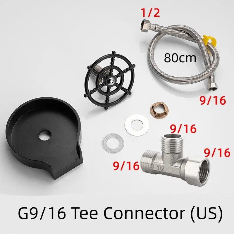 Bar Counter Cup Washer Sink High-pressure Spray Automatic Faucet