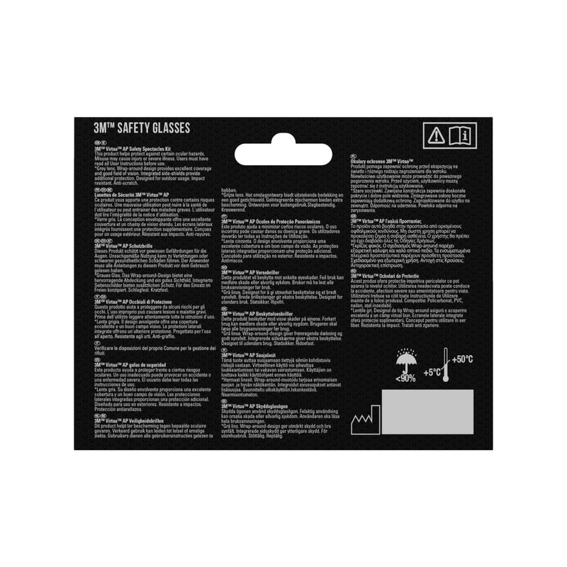 3M™ Virtua™ AP Schutzbrille, graues Glas | Packung (1 Stück)