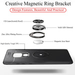 NALIA Ringhülle für Huawei Mate 20X – Ring-Ständer 360° & für Magnet-Halter – GRIP360 (Mattiertes Silikon Case) – Marke aus Berlin