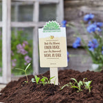 Saatgruß "Hat die Blume einen Knick" Namma Markt