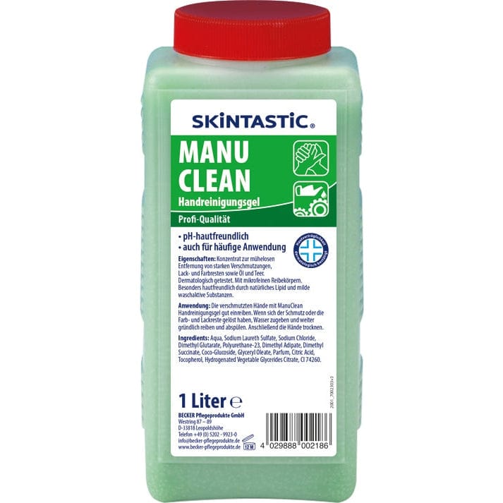 EILFIX MANU CLEAN HANDREINIGUNGS-GEL mit mikrofeinen Reibekörpern