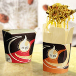 Starpak 50 Snackboxen "To Go" eckig - 750 ml