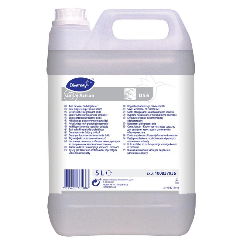 Suma Acisan D5.6, Saurer Grundreiniger und Kalklöser | Kanister (5 l)