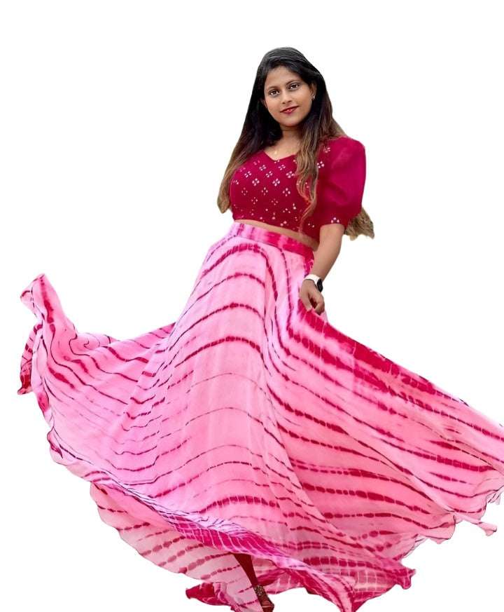 Georgette Lehenga & Blouse Set in Germany