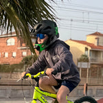 ROCKBROS Kinderhelm BMX MTB Helm mit Abnehmbarem Kinnschutz und Krempe Namma Markt