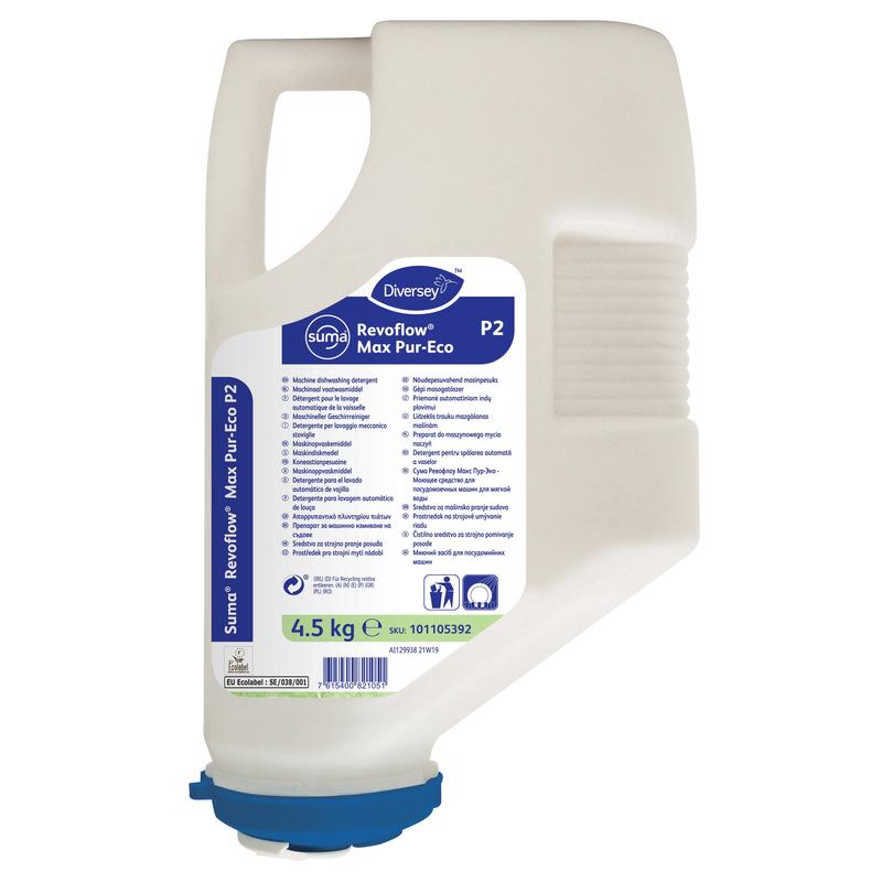 Suma Revoflow Max P-Eco P2, Umweltfreundlicher Reiniger für weiches bis mittelhartes Wasser, chlorfrei | Kartusche (4500 g)