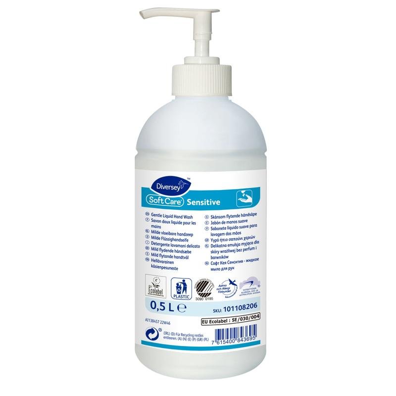 Soft Care Sensitive Milde Handwaschlotion ohne Parfüm und Farbstoffe